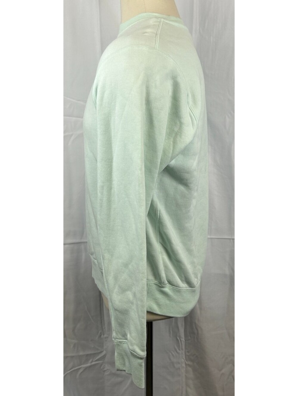 Nike Men's Medium Mint Green Spell Out Logo Crewneck Sweatshirt BV2662-394 - Picture 2 of 7